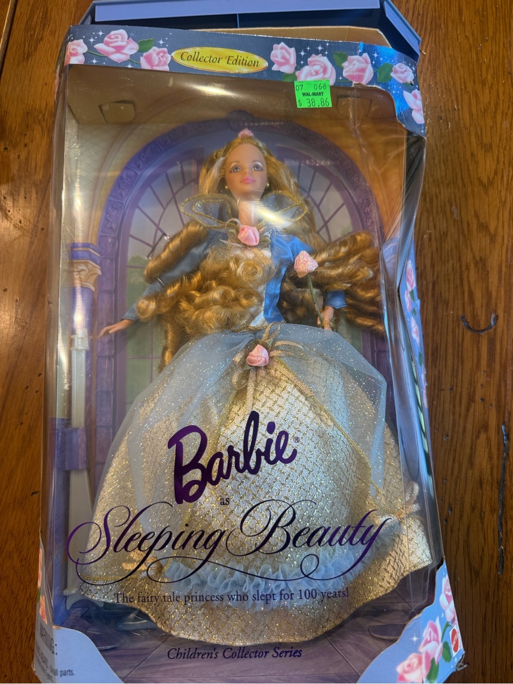 Barbie Sleeping Beauty Collector Doll - Gold, Blue & Pink